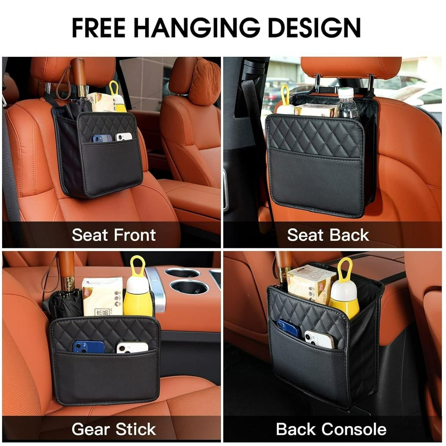 "Car Seat Back Hanging Bag"