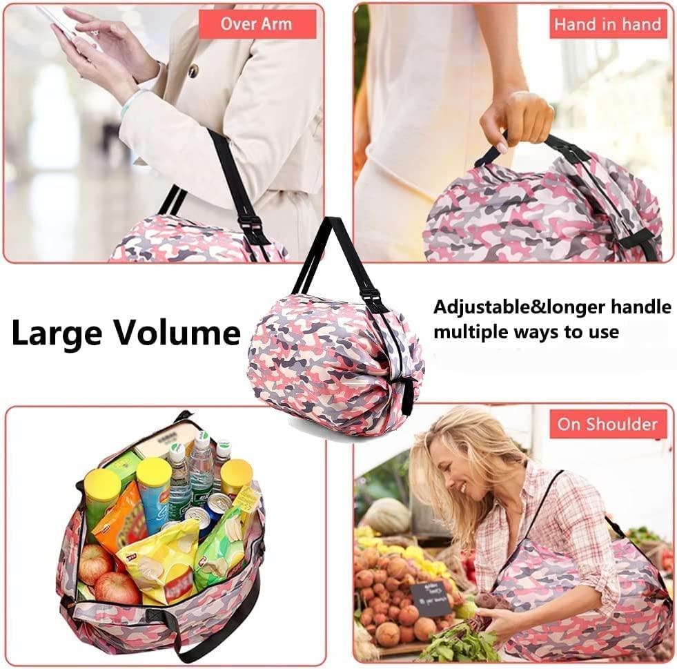 "Two Pieces Foldable Shopping Bag"