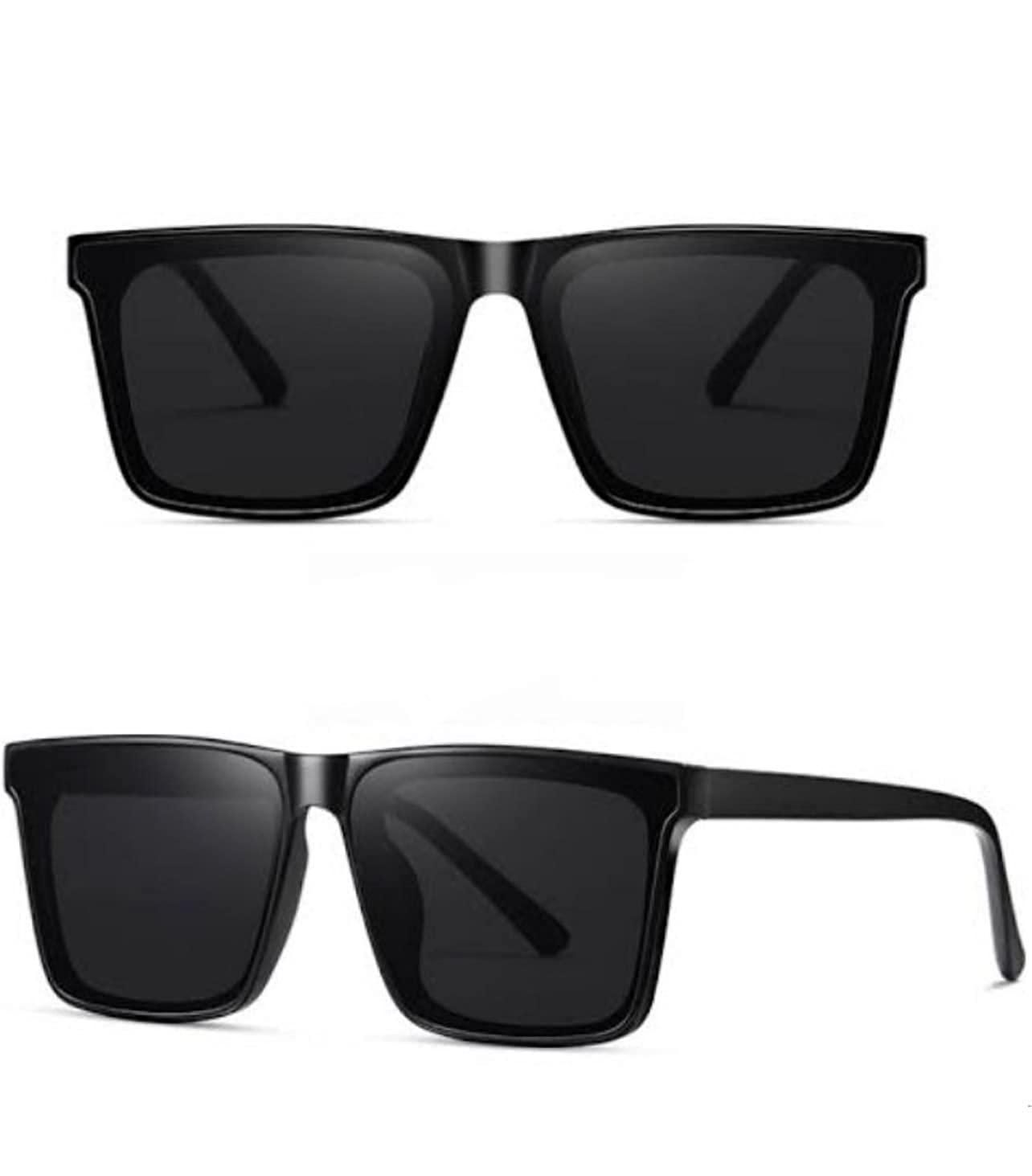 "Polarized Retro Square Sunglasses"