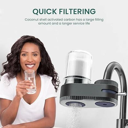 Dual-Spout Kitchen Sink Water Filter