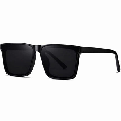 "Polarized Retro Square Sunglasses"