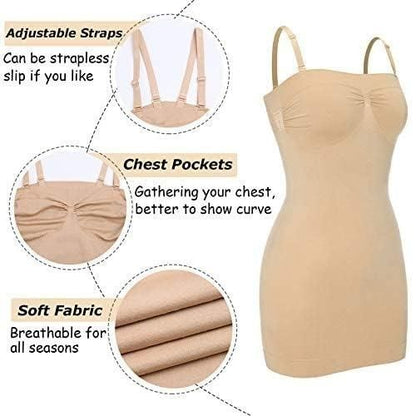 Women's Dress Shaping Seamless Body Shapewear Beige