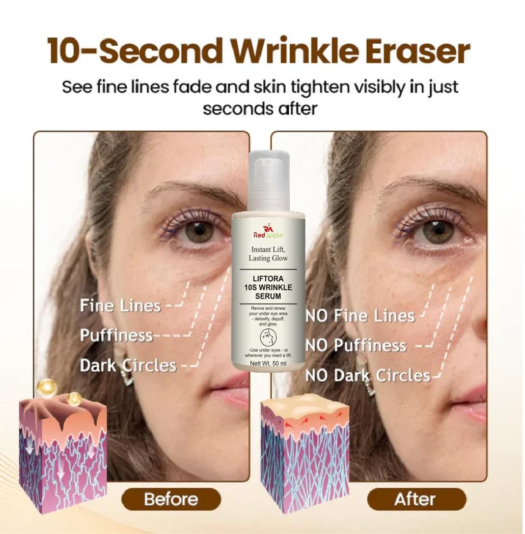 Liftora 10s Wrinkle Serum 50 ml (Pack of 2)