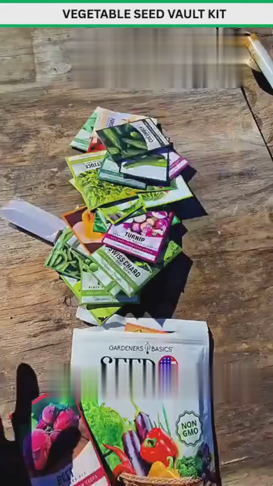 35 Pack Heirloom Veggie Seed Kit