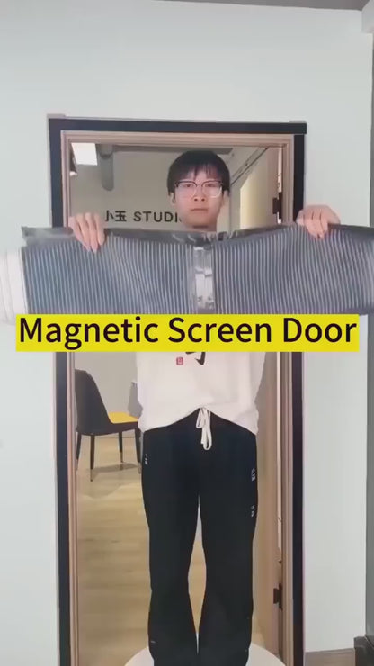 Mesh Screen Net Home Magnetic Foldable Anti Mosquito Door Curtains