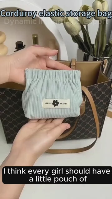 Elastic Storage Pouch Stretchable Organizer Bag (Pack of 5)